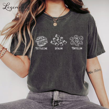 Subtle Anti Trump Tee Shirt Pasta FDT Tee Shirt Fettuccine Ditalini Tortellini