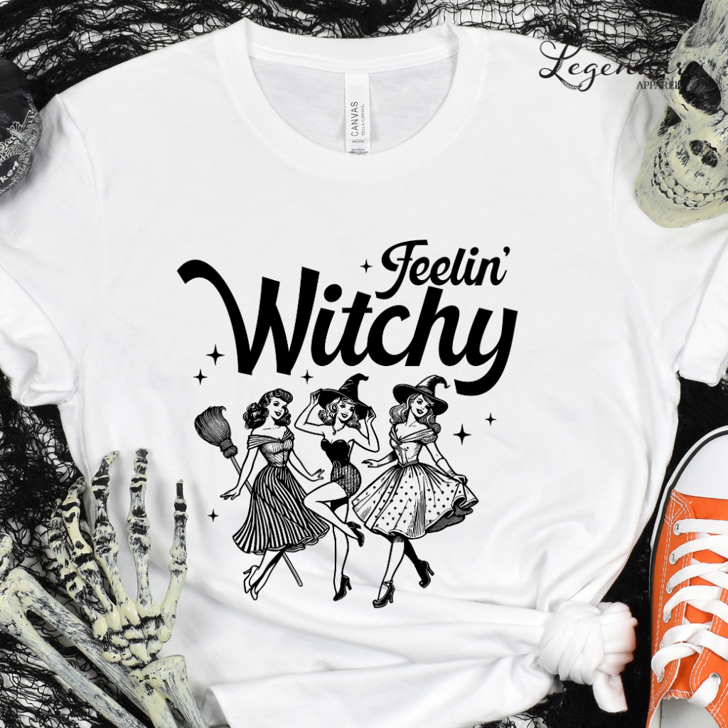 Feelin Witchy Halloween T-Shirt