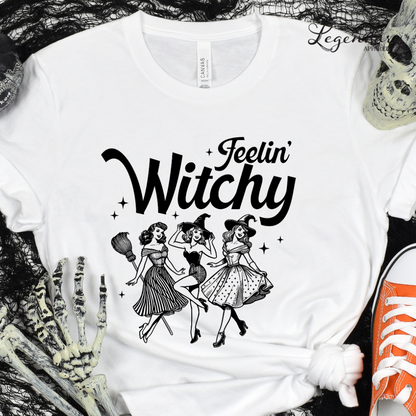Feelin Witchy Halloween T-Shirt