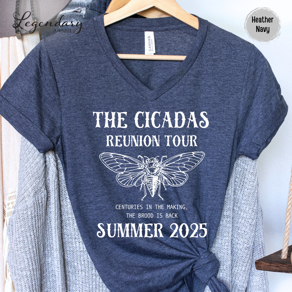 The Cicadas Reunion Tour 2024 V-Neck Tee Shirt