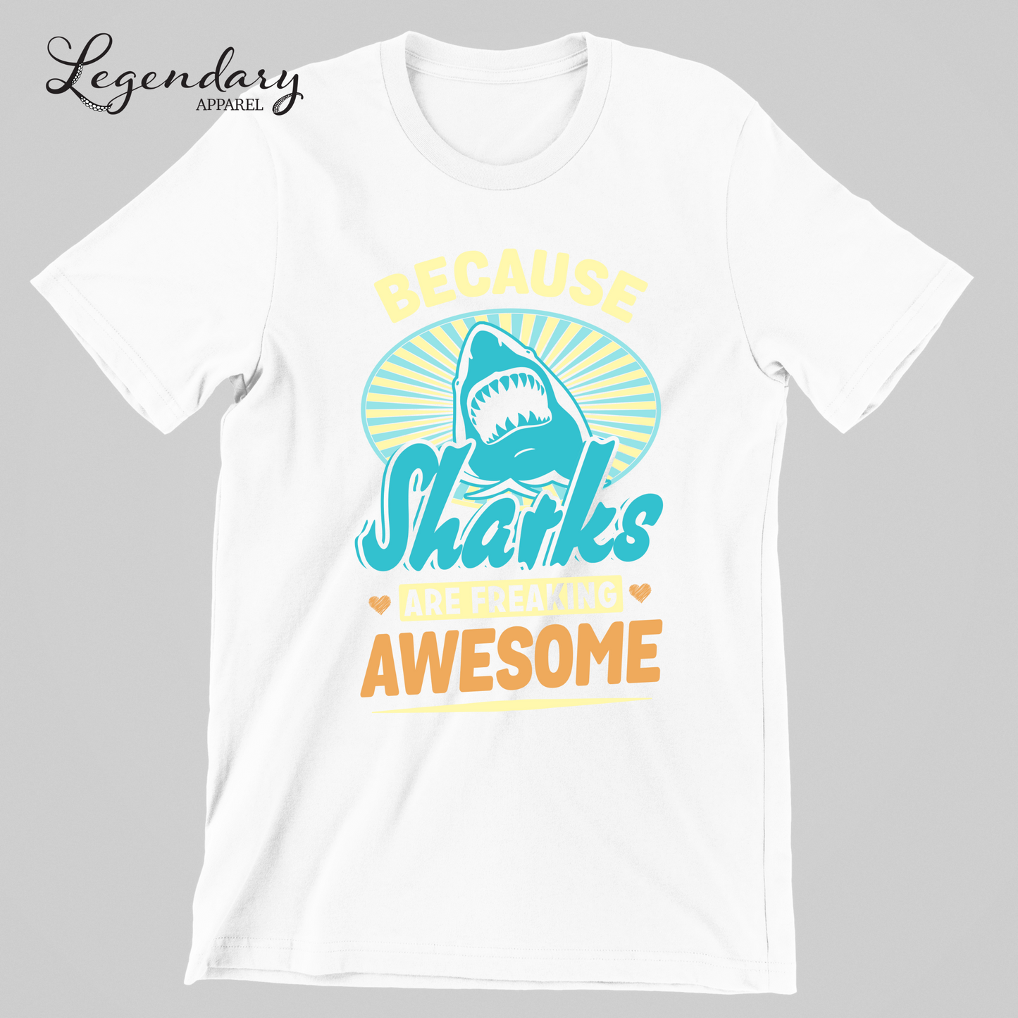 Because Sharks Are Awesome Tee Shirt