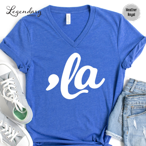 Kamala V-Neck Tee Shirt ,la design