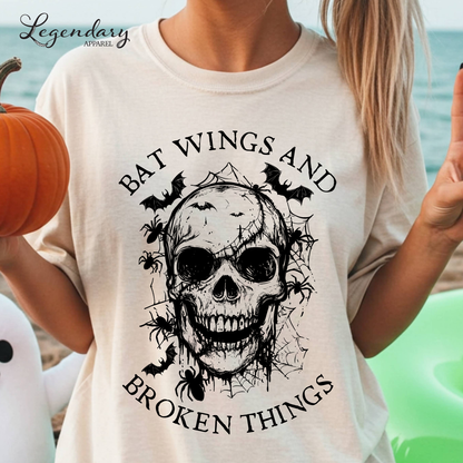 Bat Wings and Broken Things Tee Shirt