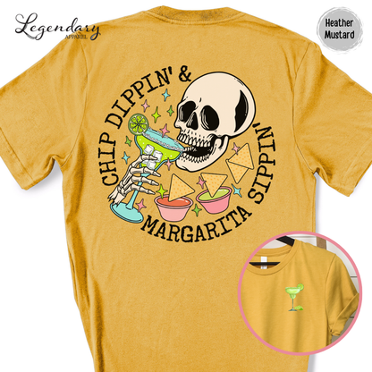Chip Dippin' Margarita Sipping T-Shirt