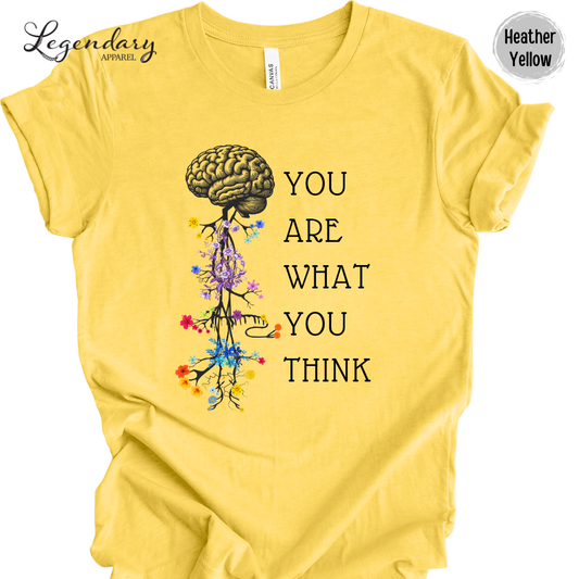 Vagus Nerve Shirt Nervous System Anatomy You Are What You Think Mindfulness Shirt