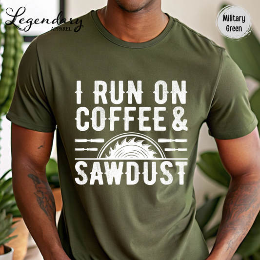 I Run On Coffee & Sawdust T-Shirt