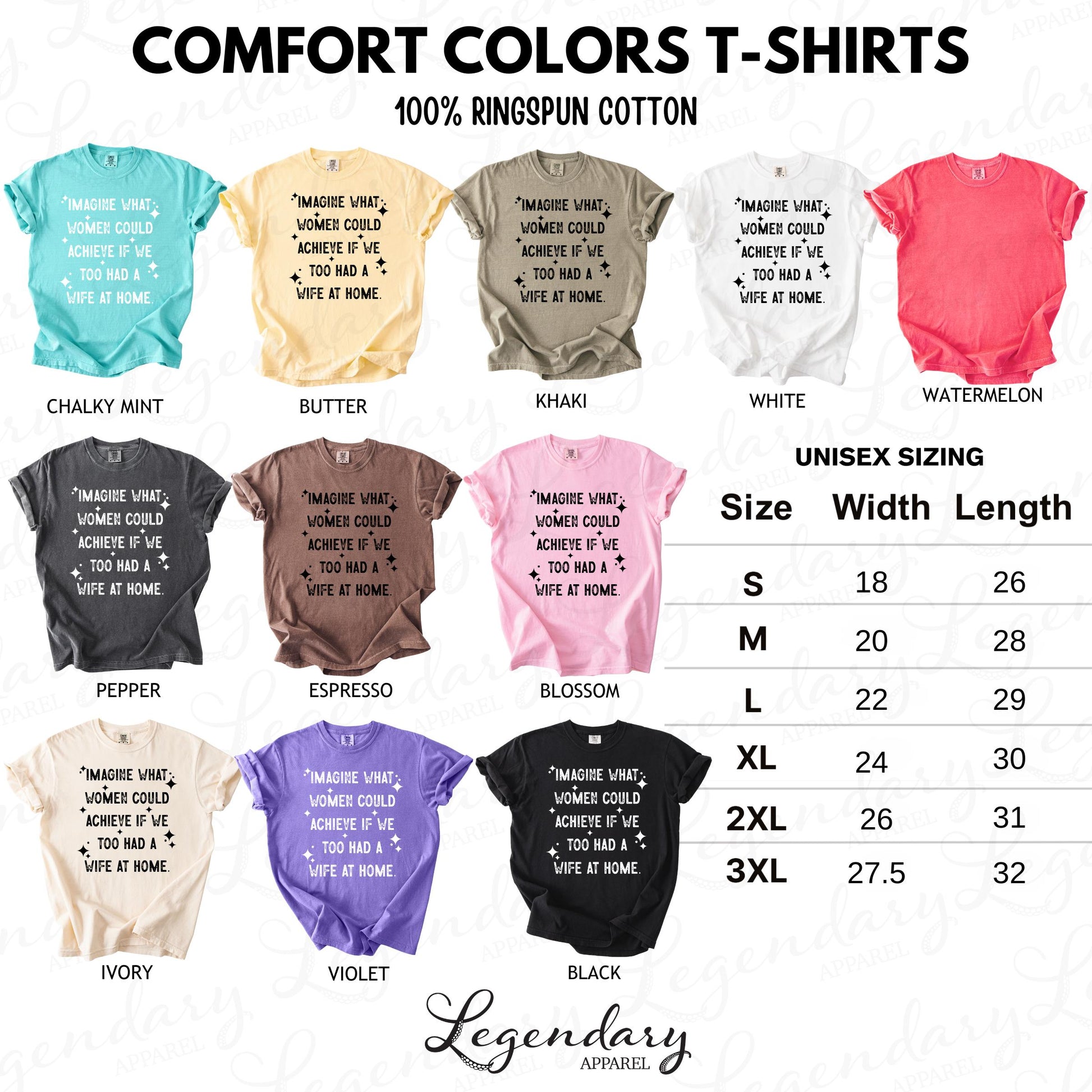 a collection of t-shirts with various designs and sizes, including a variety of colors and styles.
