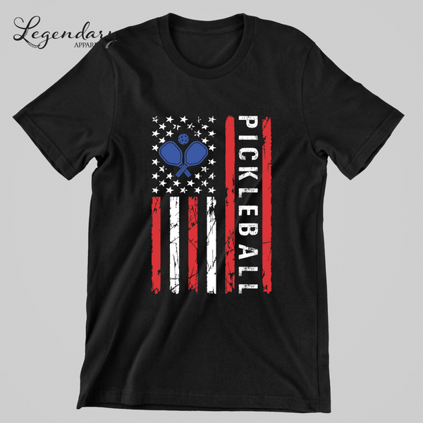 Pickleball American Flag Shirt