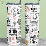 Positive Mindset Stainless steel tumbler