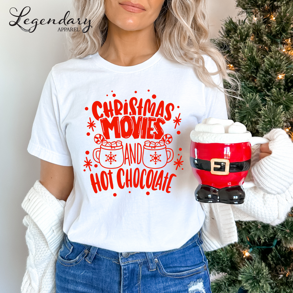 Christmas Movies & Hot Chocolate Tee Shirt