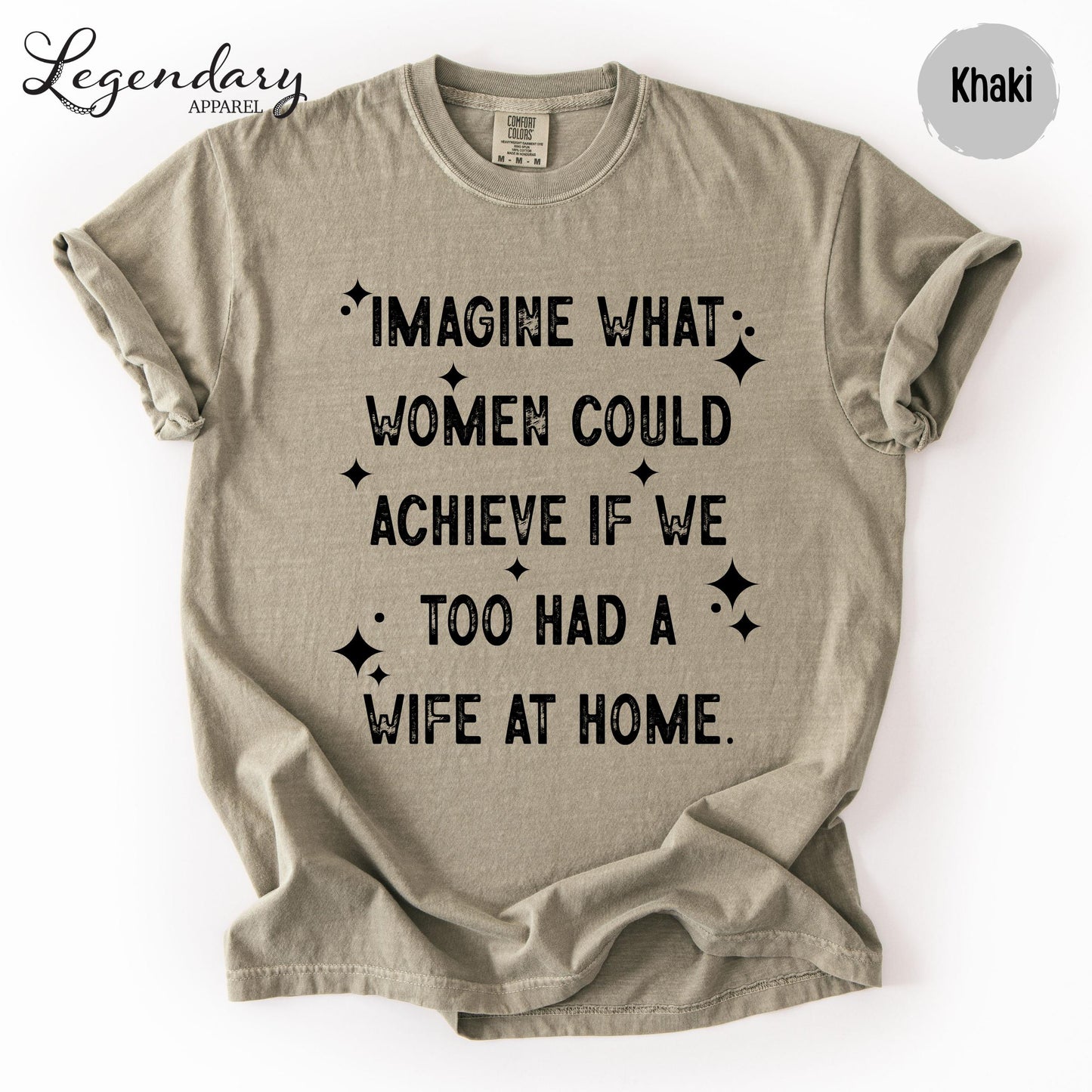 a t-shirt with a humorous text printed on it.