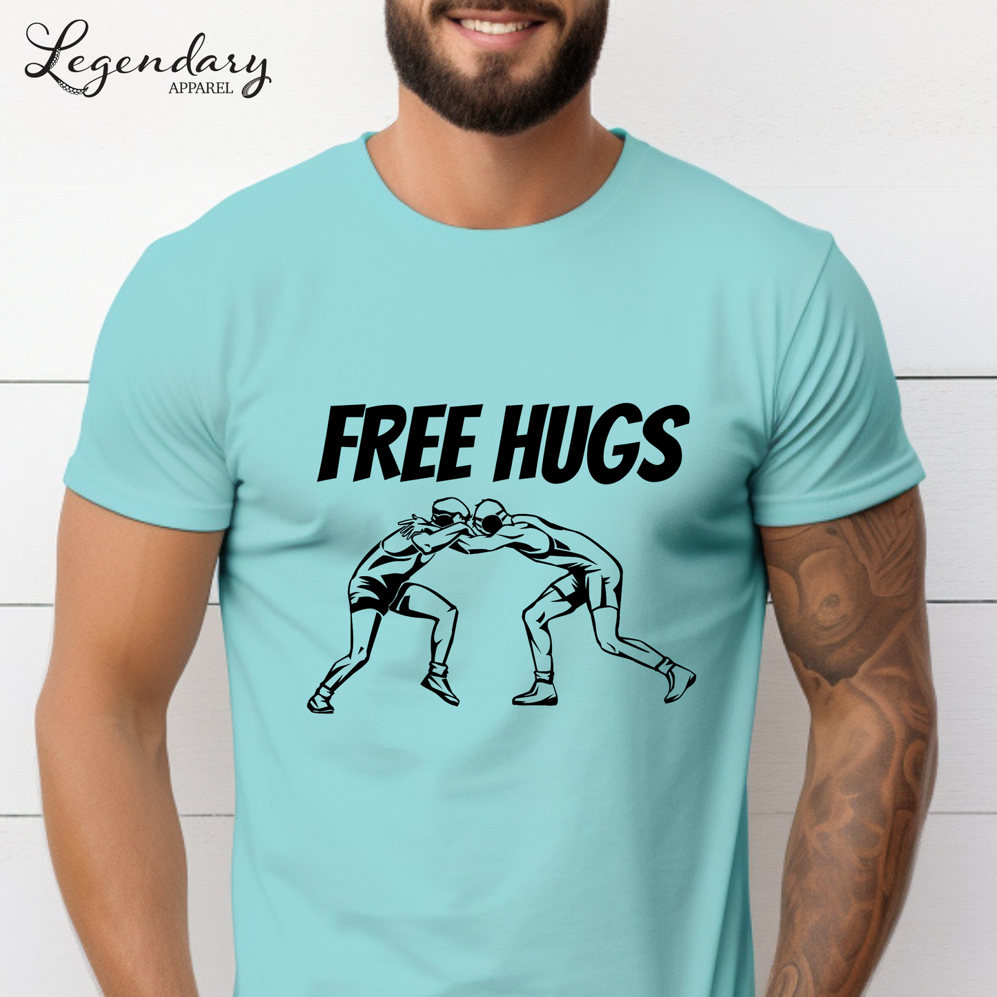 Free Hugs Wrestler T-Shirt