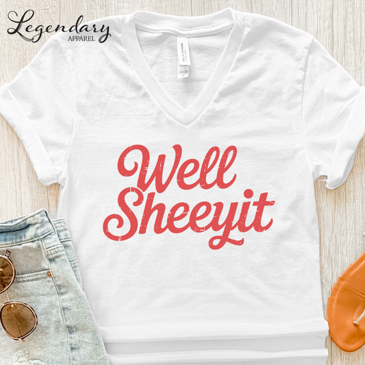 Well Sheeyit V-Neck Shirt