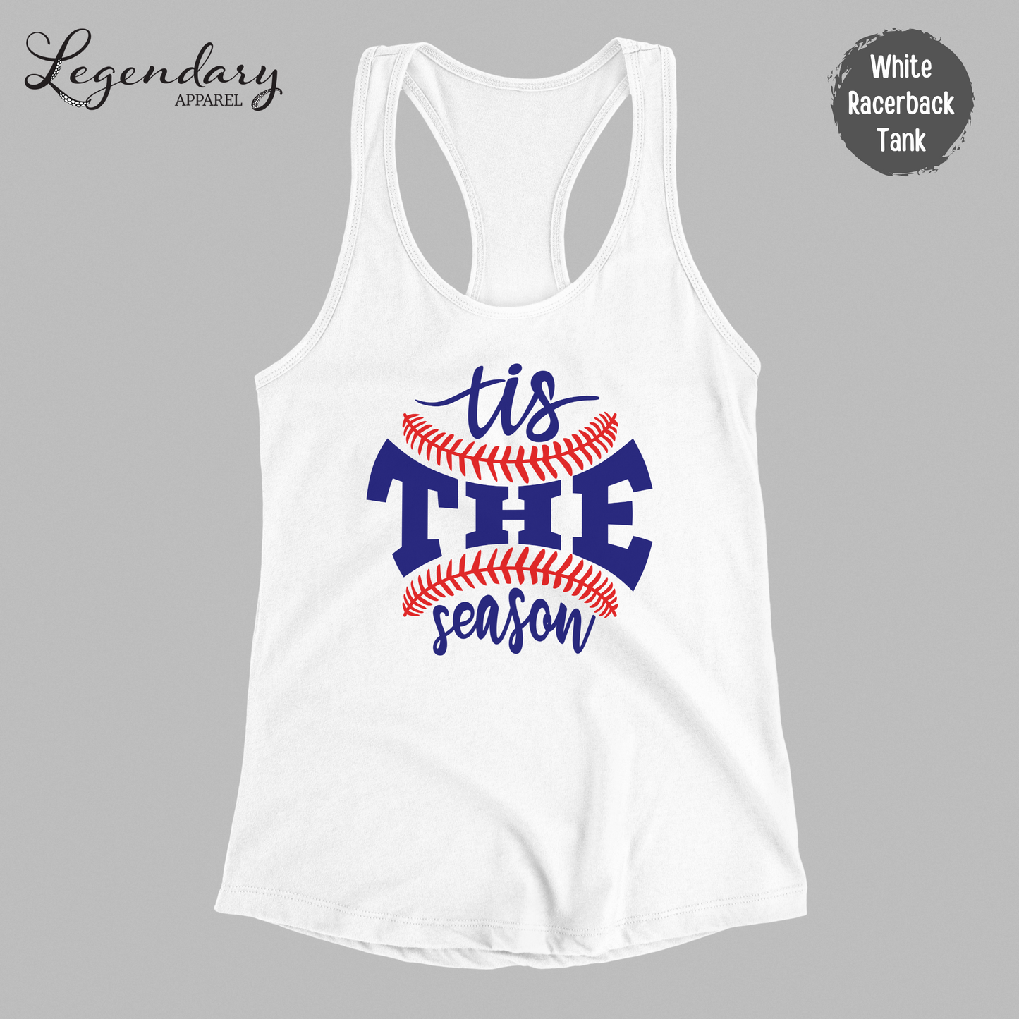 Tis The Season Baseball Tank Top