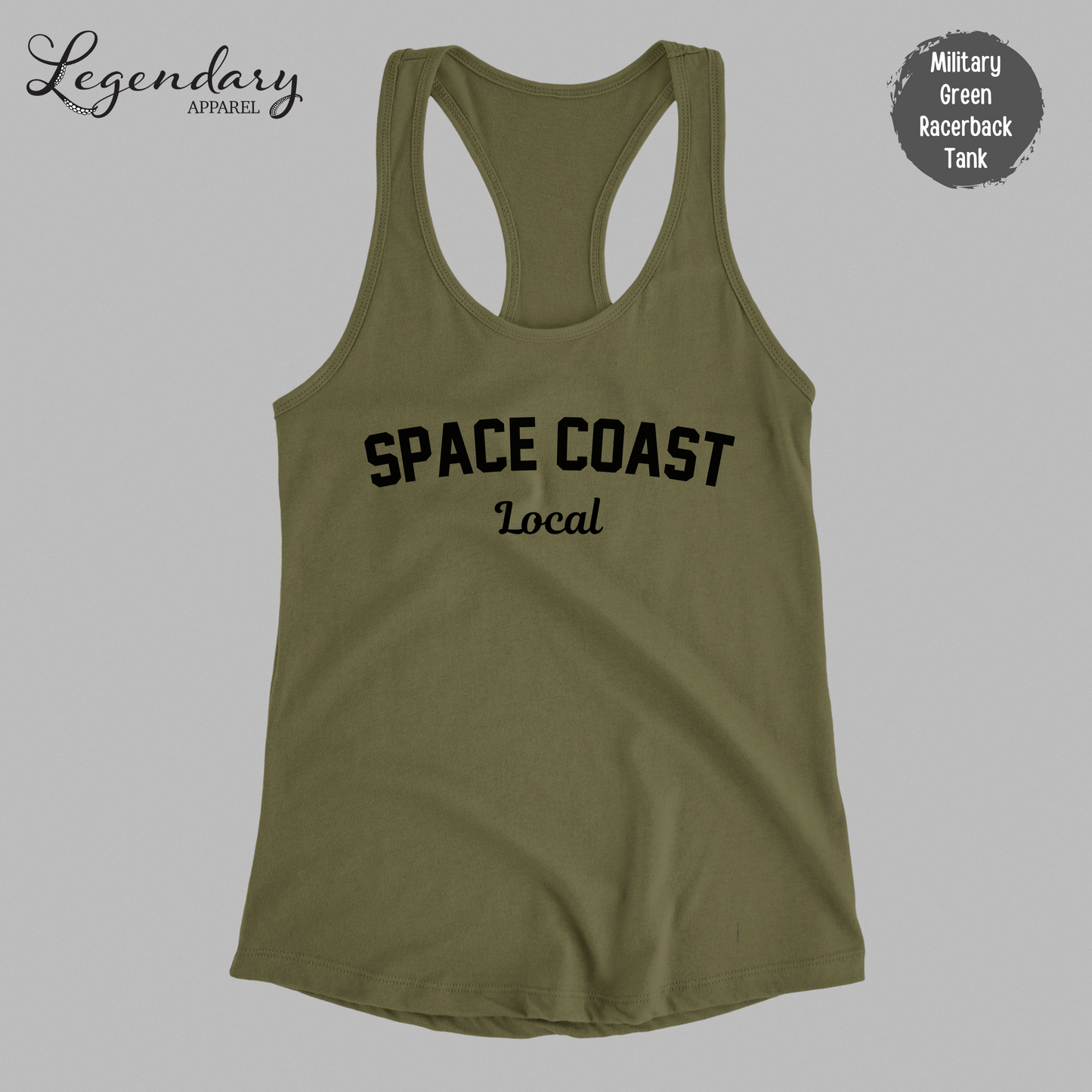 Space Coast Local Racerback Tank Top