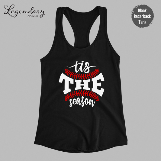 Tis The Season Baseball Tank Top