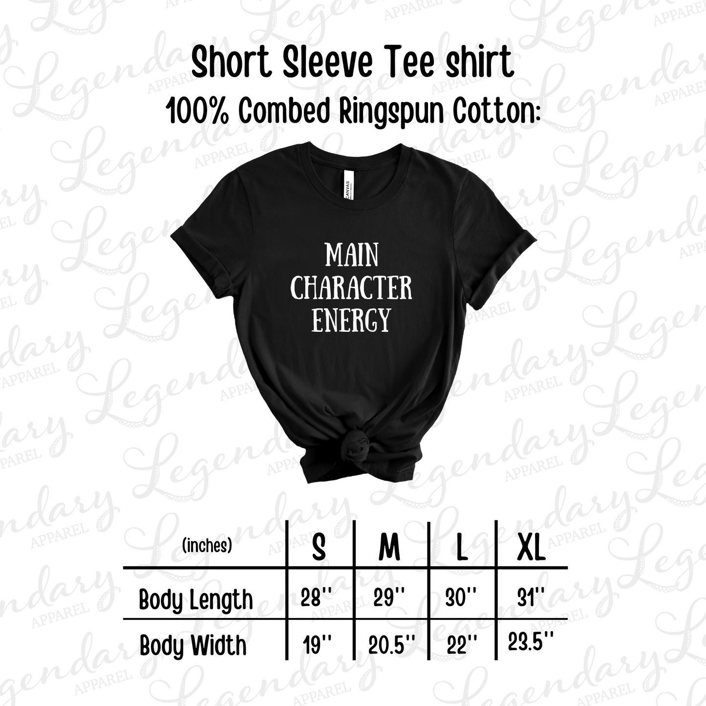 Main Character Energy Unisex Tee Shirt