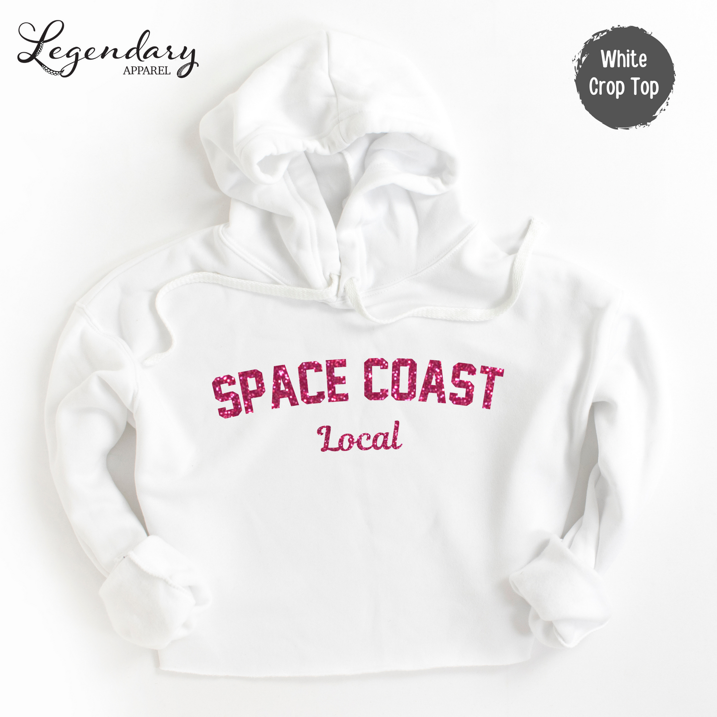 Space Coast Local Crop Hoodie