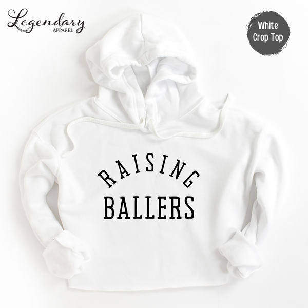 Raising Ballers Crop Hoodie