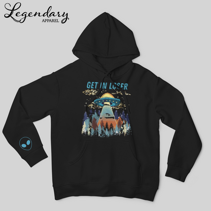 Get In Loser Alien Abduction Hoodie