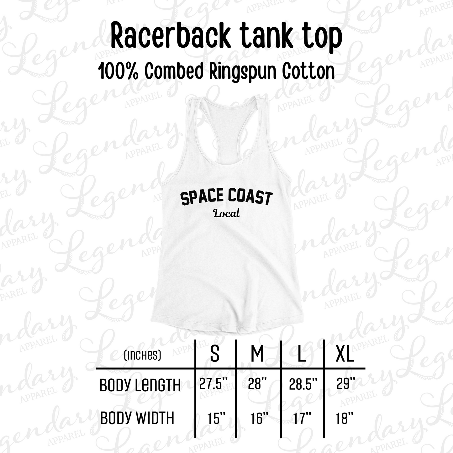 Space Coast Local Racerback Tank Top