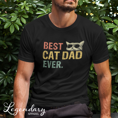 Best Cat Dad Ever Men's Tee Shirt