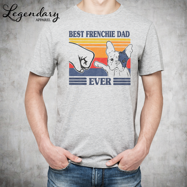 Best Frenchie Dad Ever Men's Tee Shirt