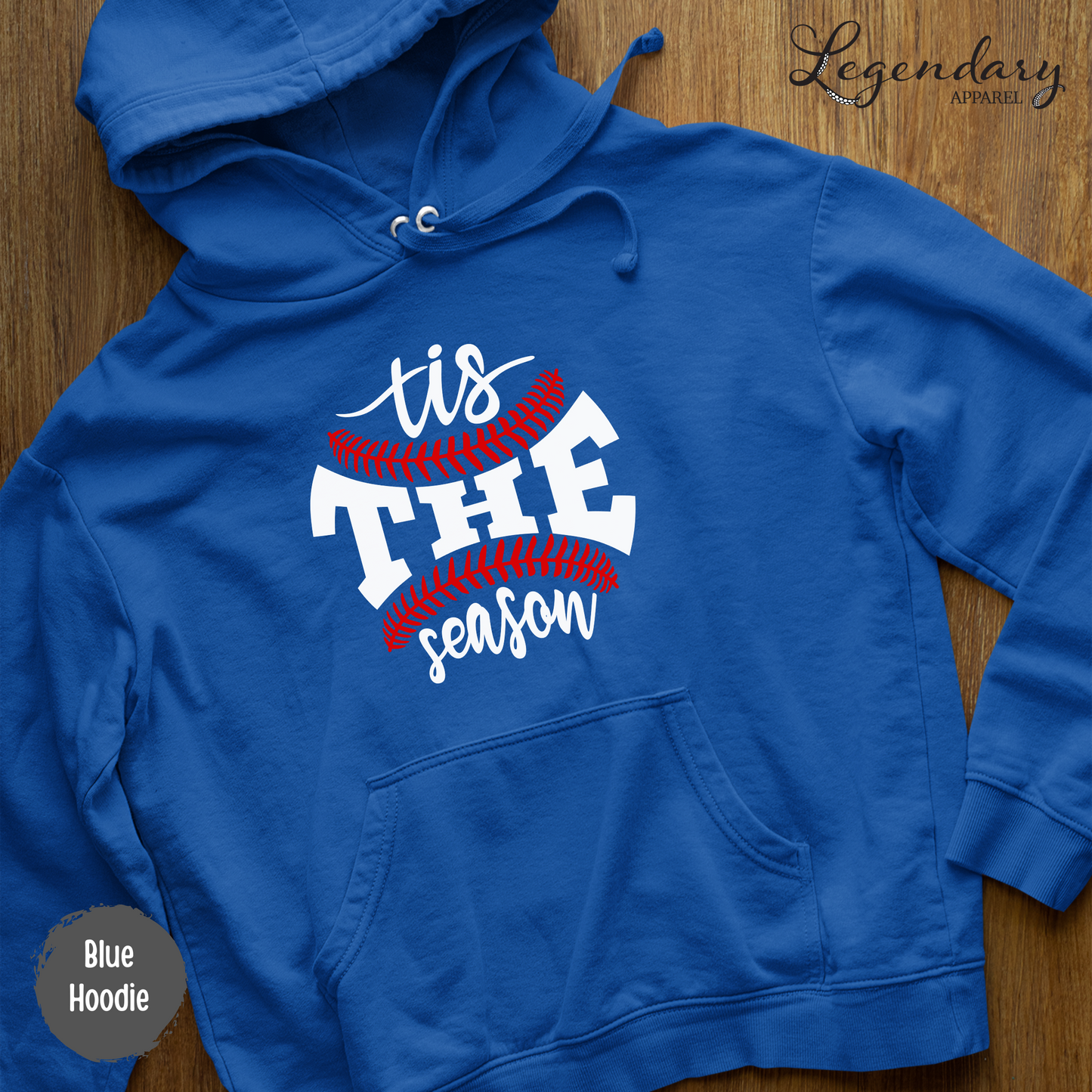 Tis The Season Baseball Hoodie