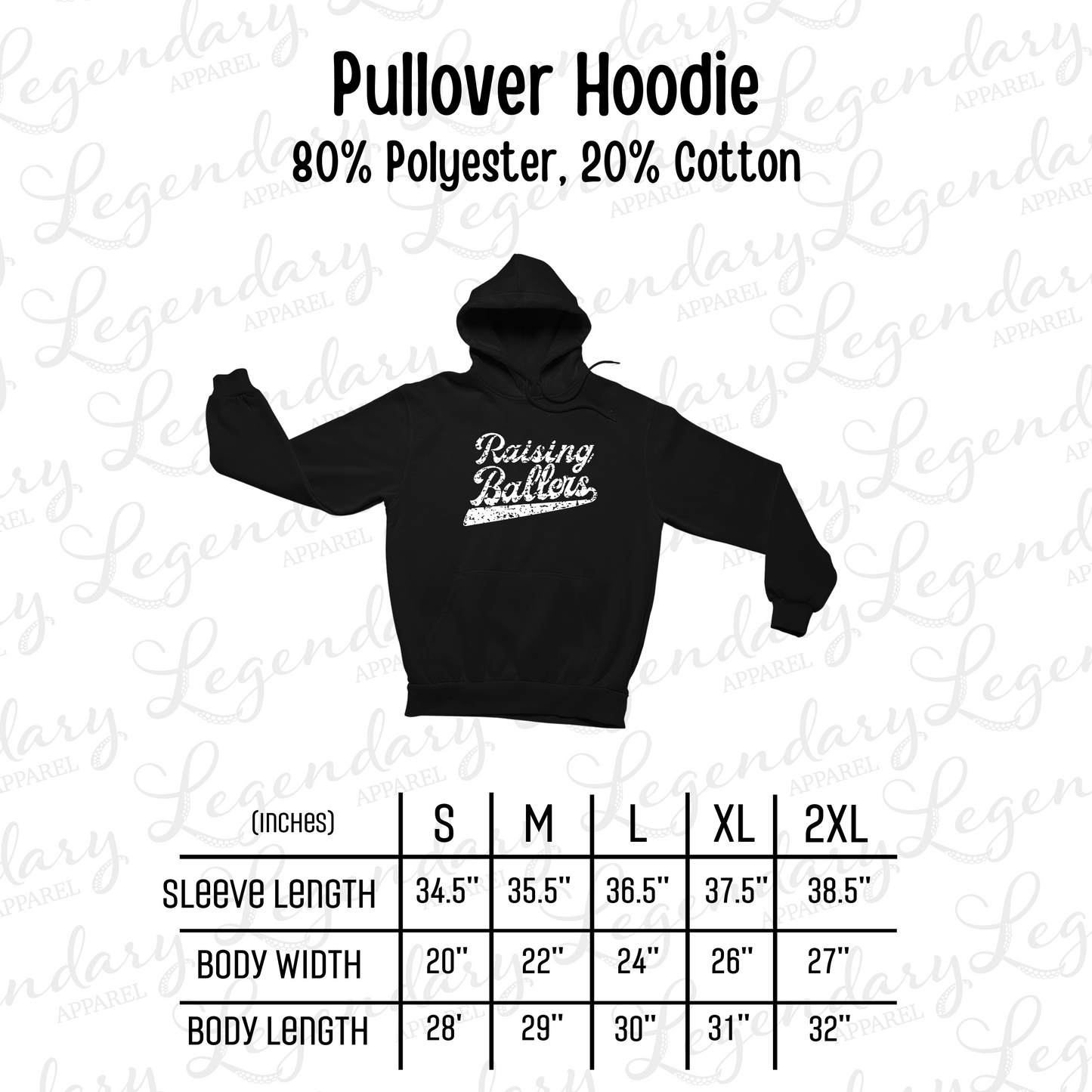 Raising Ballers Pullover Hoodie