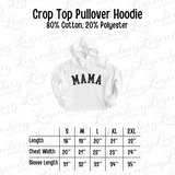 MAMA Crop Hooded Sweatshirt