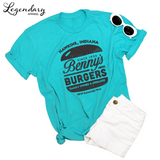 Benny's Burgers Hawkins Indiana Tee Shirt