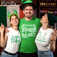 Happy Go Lucky Women's St Patrick's Day Tee Shirt