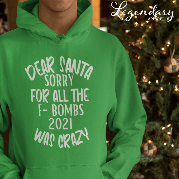 Sorry Santa For All The F-Bombs 2021 Was Crazy Hoodie for Men