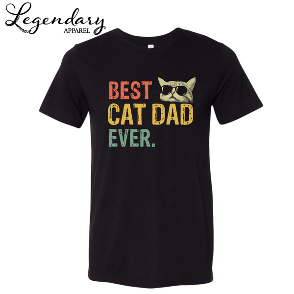 Best Cat Dad Ever Men's Tee Shirt