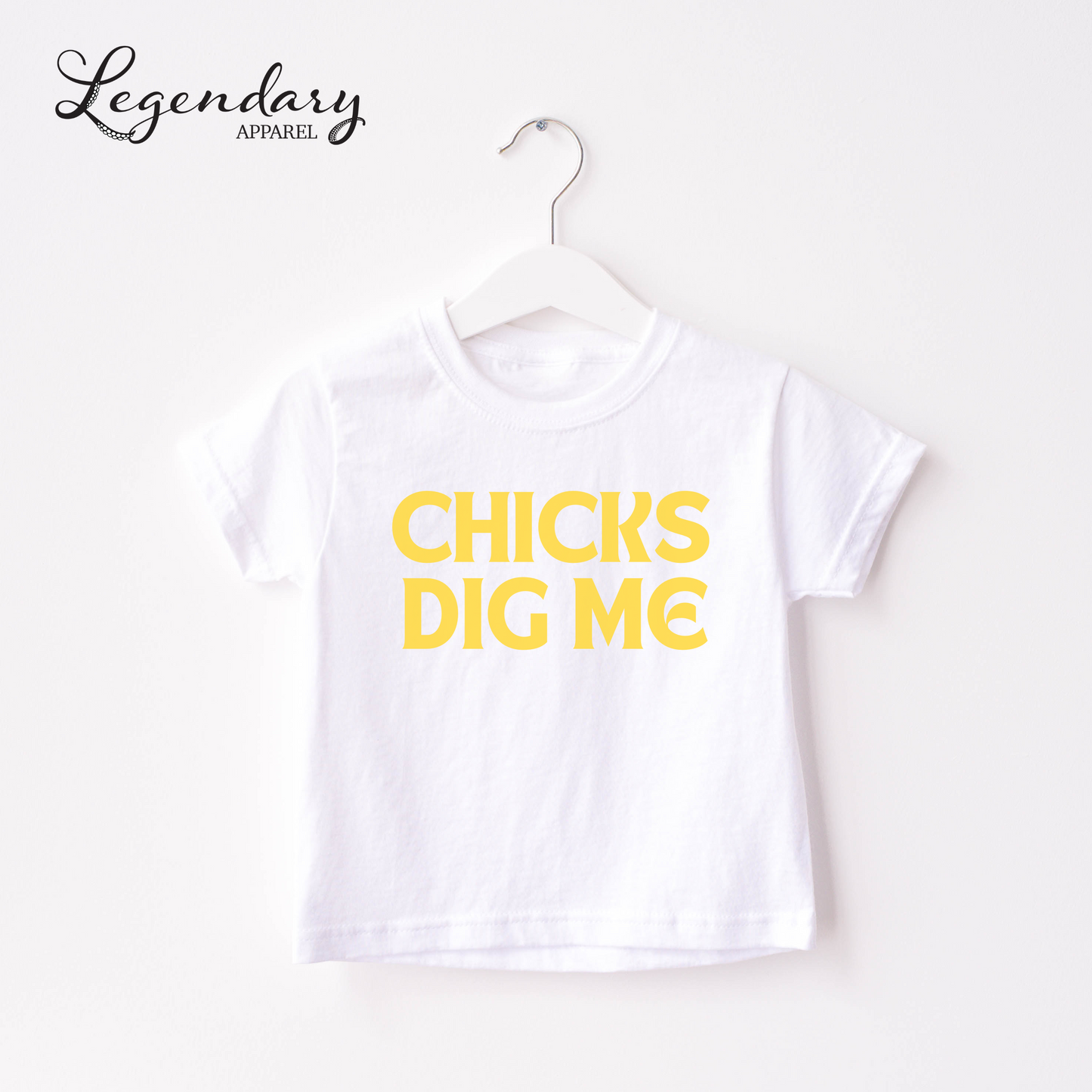 Chicks Dig Me Toddler Tee Shirt