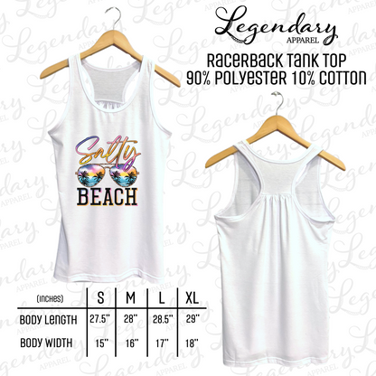 Salty Beach Racerback Tank