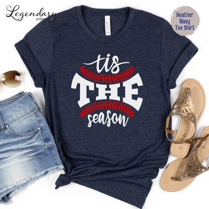 Tis The Season Baseball Tee Shirt