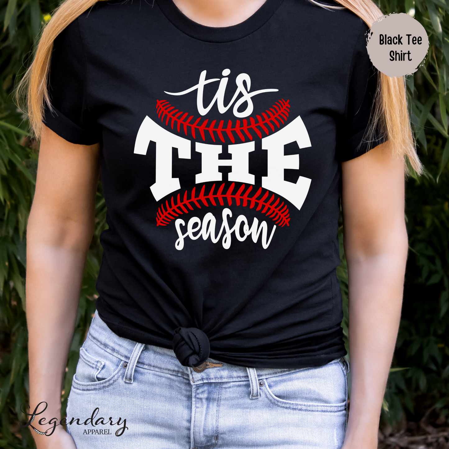 Tis The Season Baseball Tee Shirt