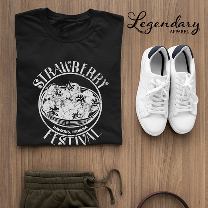 Strawberry Festival Hawkins Indiana Tee Shirt