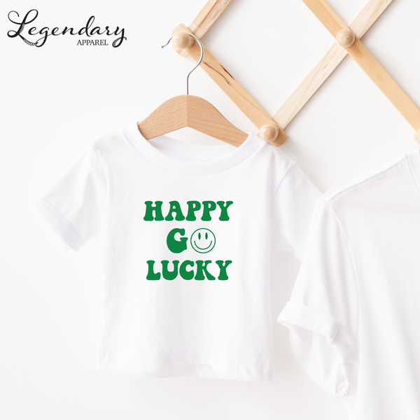 Happy Go Lucky Kids Tee Shirt Infant, Toddler & Youth sizes
