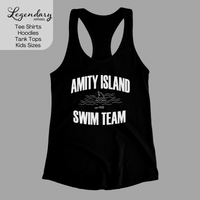 amity island swim team tank top