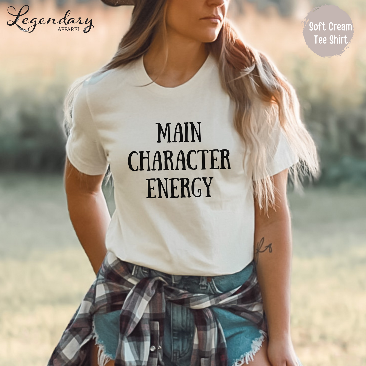 Main Character Energy Unisex Tee Shirt