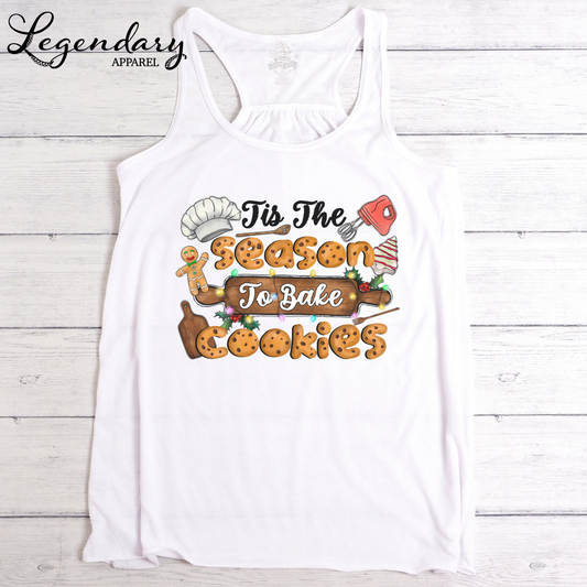 Tis The Season To Bake Cookies Tank Top