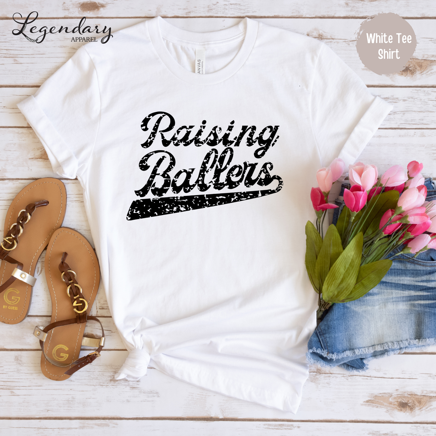 Raising Ballers Baseball Tee Shirt