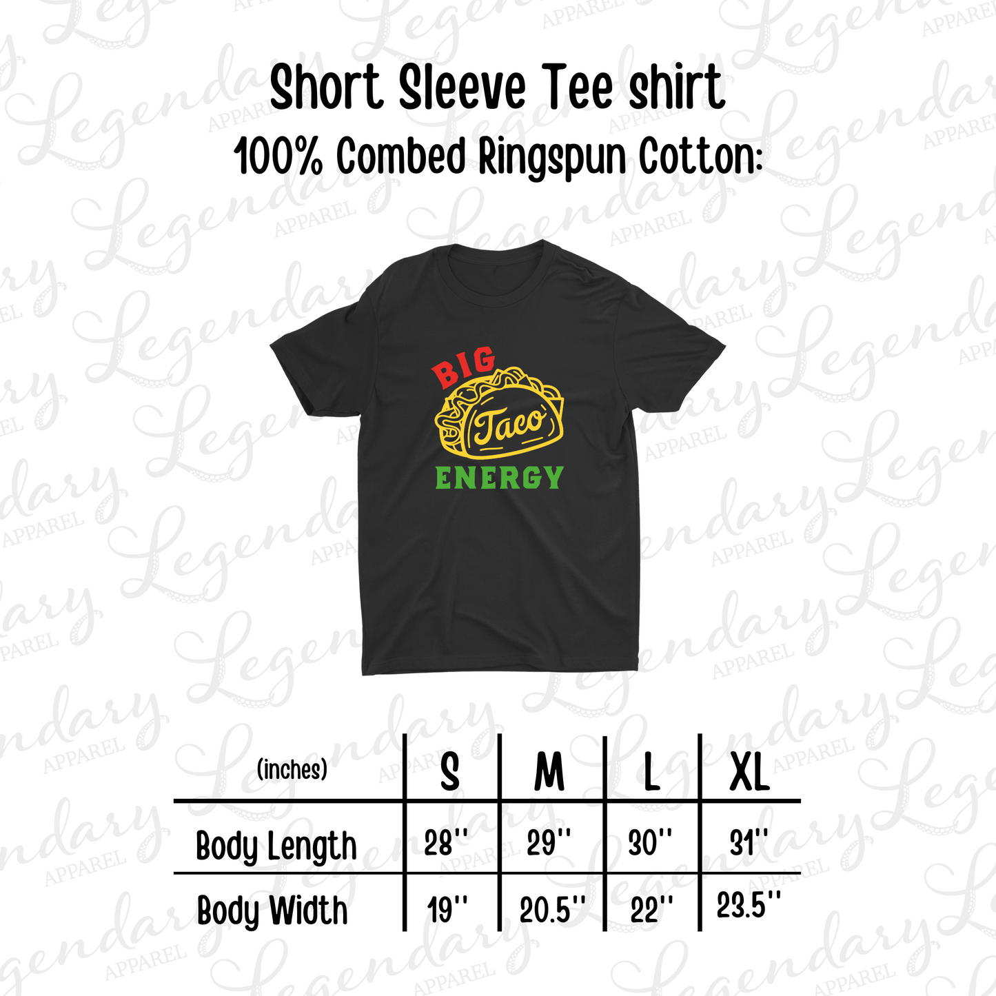 Big Taco Energy Tee Shirt