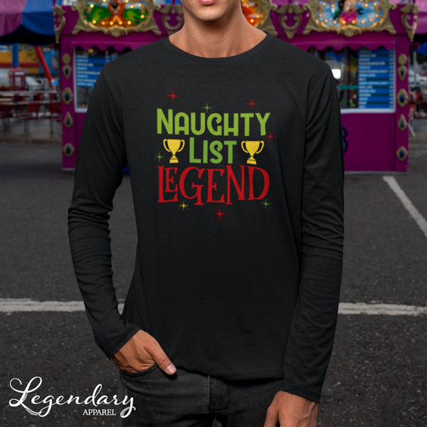 Naughty List Legend Long Sleeve Tee for Men & Women