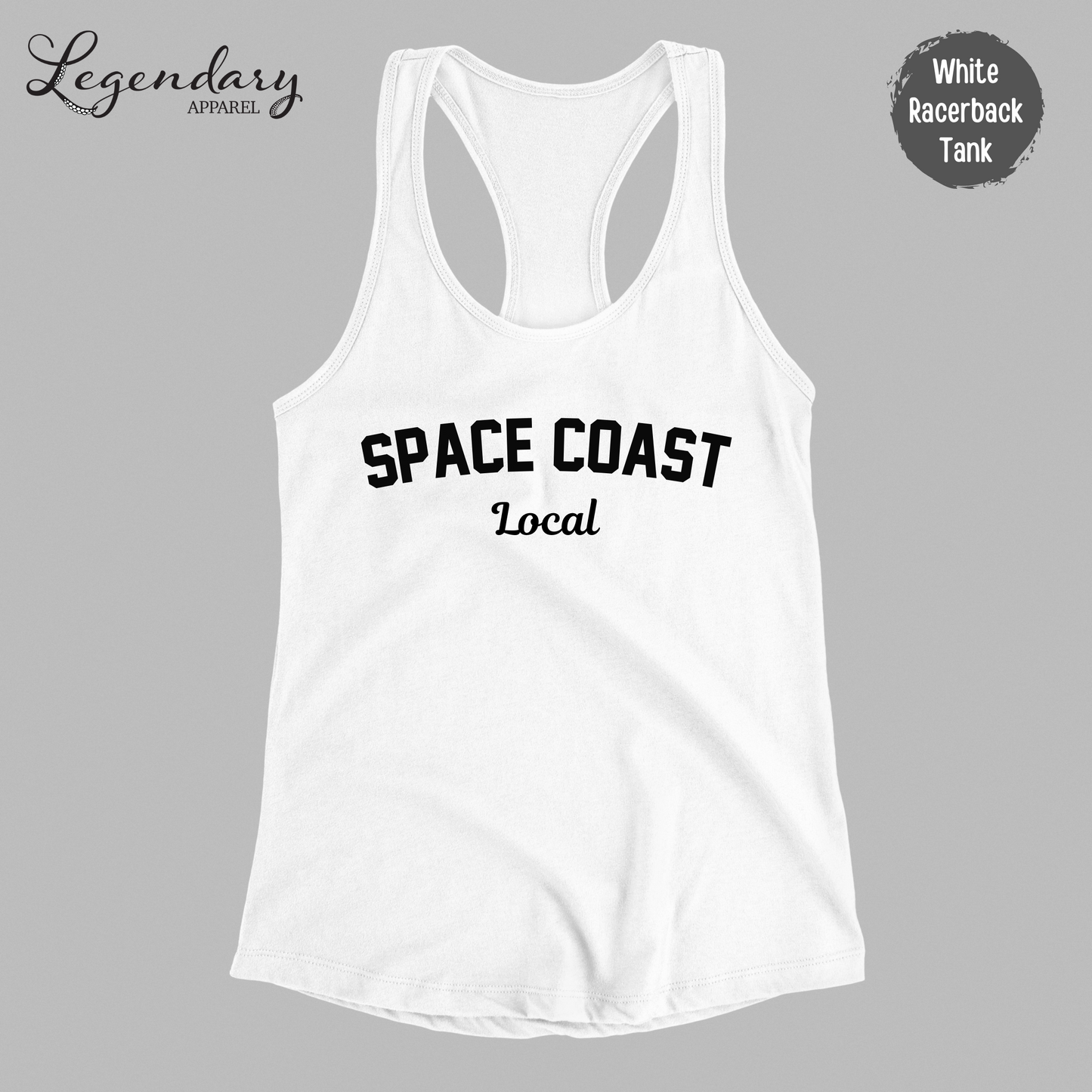 Space Coast Local Racerback Tank Top