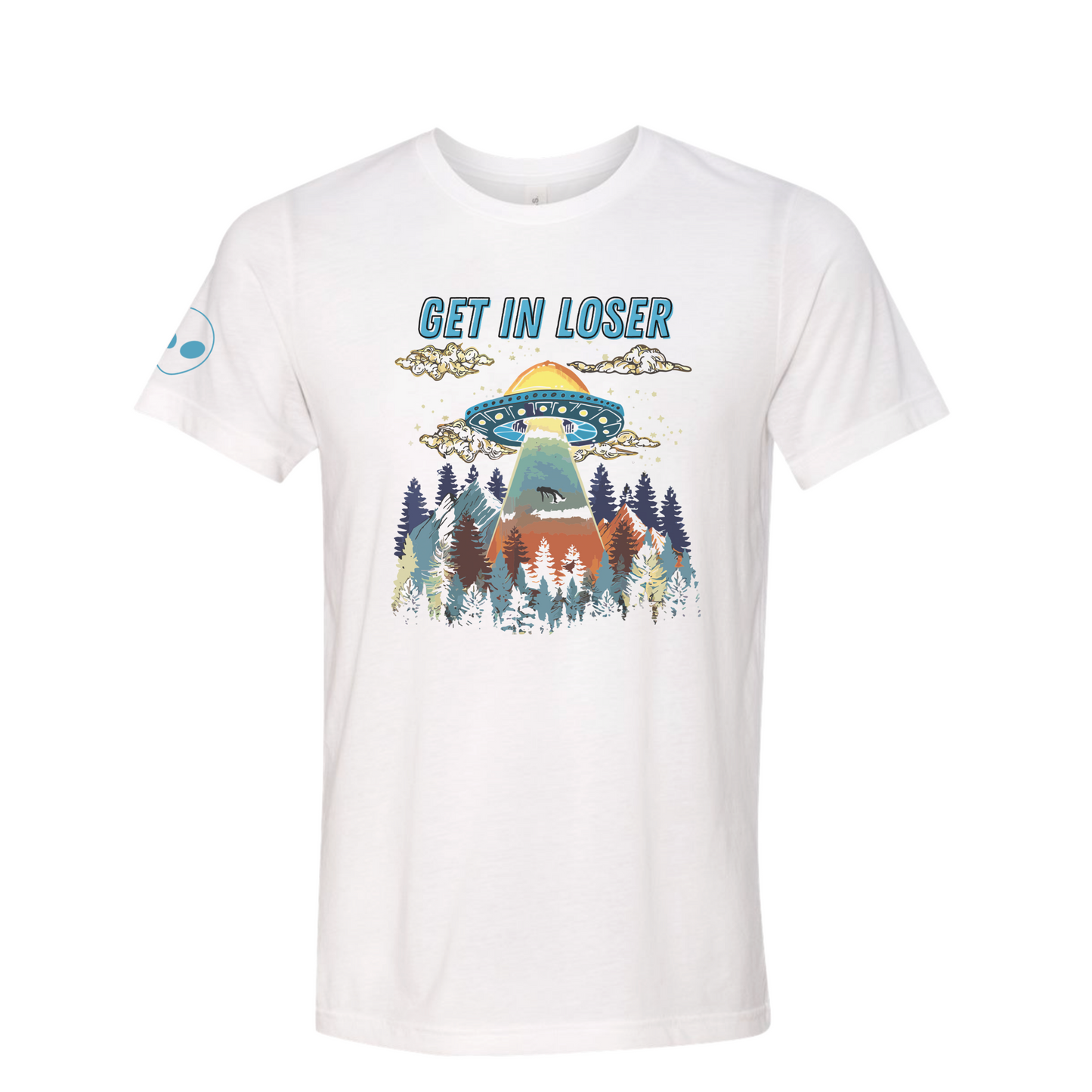 Get In Loser Alien Abduction Men's Tee