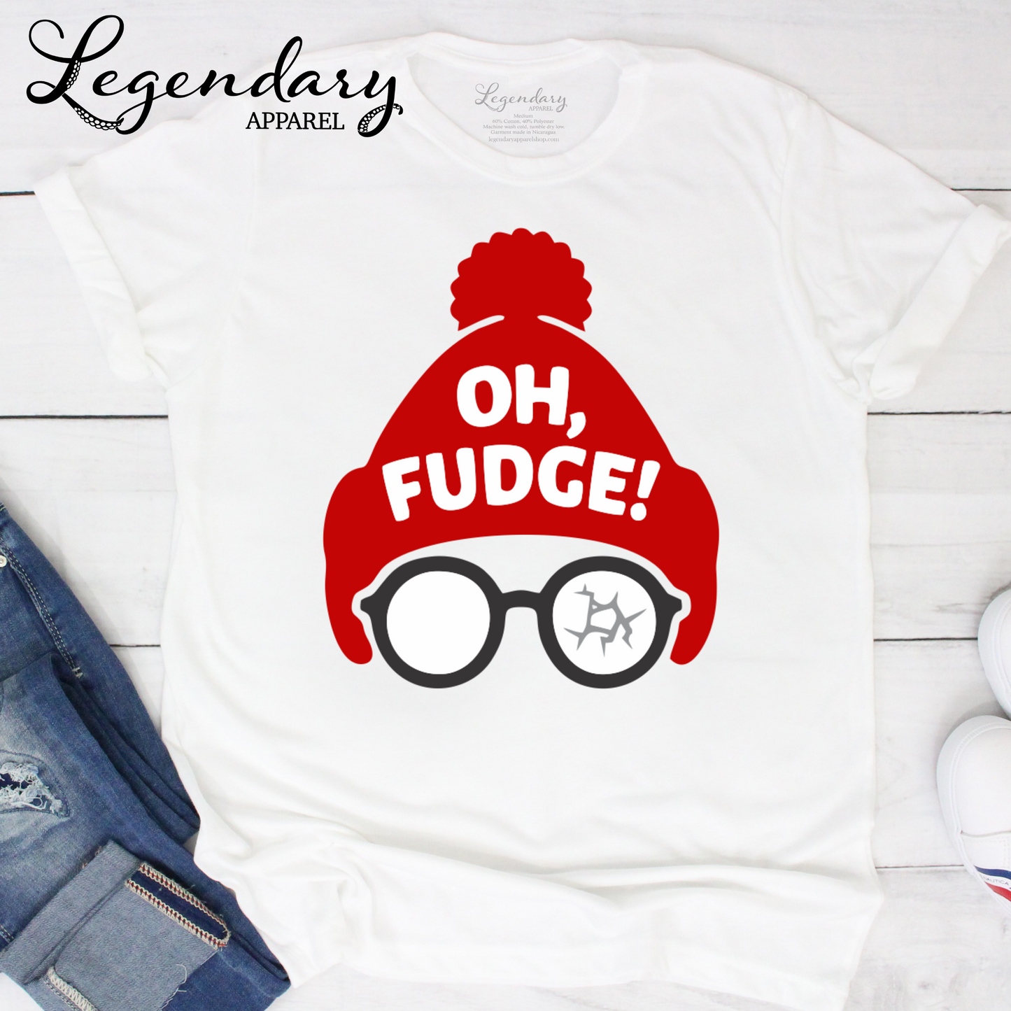 Oh Fudge Funny Christmas Tee Shirt