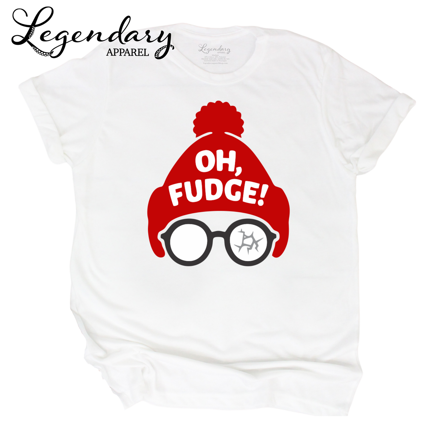 Oh Fudge Funny Christmas Tee Shirt